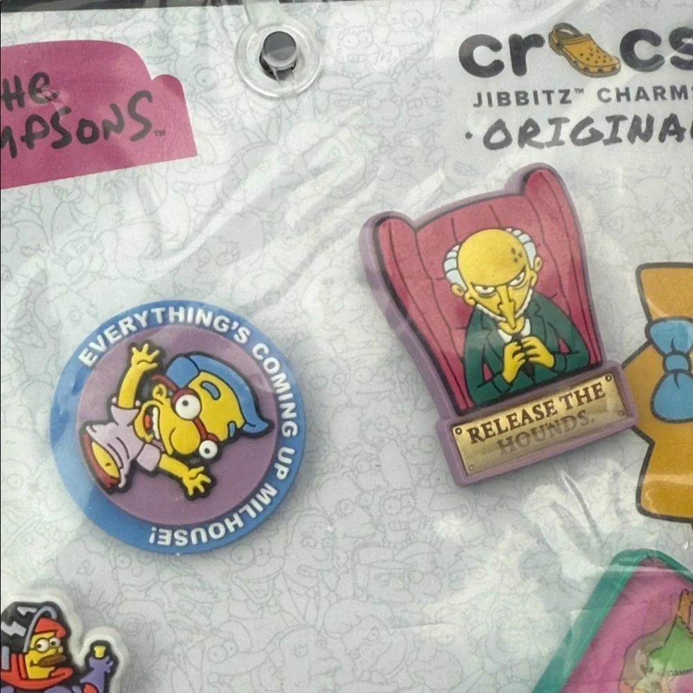 CROCS The Simpsons Jibbitz Charms Set - Multicolor